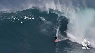 Oahu Eli Olson Makes it out of a JAWS Wave | Peahi on Maui's North Shore, Hawaii big wave surfing