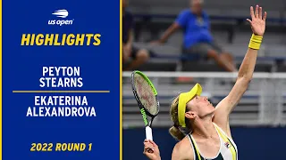 Peyton Stearns vs. Ekaterina Alexandrova Highlights | 2022 US Open Round 1