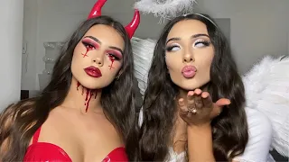 Doing My Best Friend's Halloween Makeup