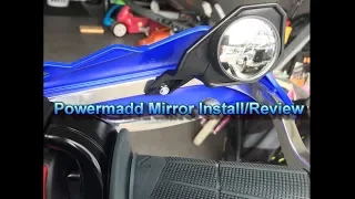 How to install Powermadd mirrors upgrade on WR250R