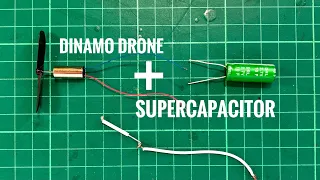 Dinamo Drone Coreless Supercapacitor Circuit Model Airplane