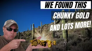 Unearthing Gold Nuggets in Arizona:  Wait till you see what we find Prospecting & Metal Detecting