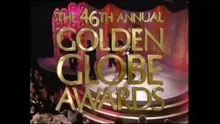 Dustin Hoffman Wins Best Actor Motion Picture Drama- Golden Globes1989