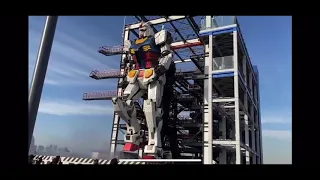 Gundam Robot in Yokohama, Japan is ready to launch! #gundam #japan #robot