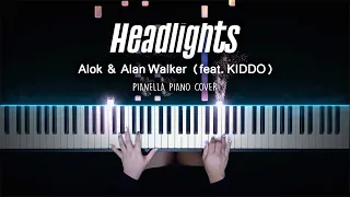 Alok & Alan Walker - Headlights (feat. KIDDO) | Piano Cover by Pianella Piano