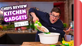 Chefs Review Kitchen Gadgets Vol.10 (Ft. The Automatic Plate Washer!?) | Sorted Food