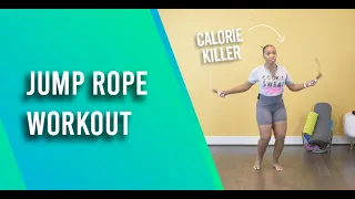 Cordless Jumprope Workout with MODIFICATIONS - Keaira LaShae