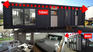 Tinyhouse in 5 Min. aufgebaut 85.000 €! DIE HAUSBAU-INDUSTRIE HASST DIESES KfW40+ 3 ZKB. 10,5 x 4,2m