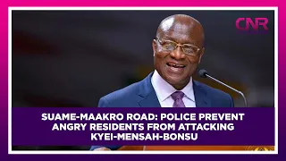 Suame-Maakro road: Police prevent angry residents from attacking Kyei-Mensah-Bonsu