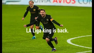 Lionel Messi ● Scored 2 Goals And Reclaimed La Liga Top Scorer in 2020-21.