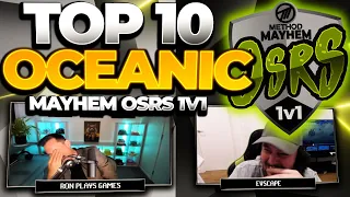 TOP 10 BEST MOMENTS | Method Mayhem OSRS 1v1 OCEANIC