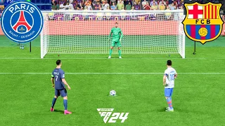 FIFA 24 | PSG vs FC Barcelona | Ronaldo vs Messi | UCL FINAL | Penalty Shootout - PS5 Gameplay