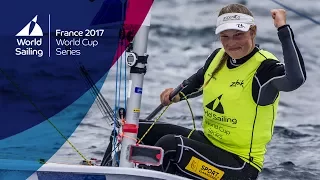 Full Laser Radial Medal Race from World Cup Series Hyères 2017