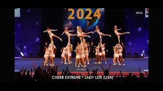Cheer Extreme Lady Lux Semis Cheer Worlds 2024