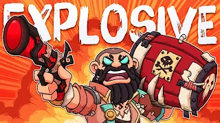 We Used ONLY EXPLOSIVE KEGS TO SINK SHIPS!!