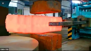 Dangerous Giant Heavy Duty Hammer Forging Process, Excellent Workers' Skill In Steel Forging