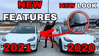 New 2021 Tesla Model 3 Refresh vs 2020 Tesla Model 3 - ALL Changes In-Depth & Comparing Wind Noise