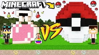 ZAMEK POKEBALL VS ZAMEK POTION W MINECRAFT!