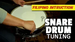 Pagtotono ng SNARE DRUM | Aquarian Focus X | Snare Sound Factors | TAGALOG