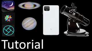 Tutorial to making planetary pictures with your telescope and cell phone! (part 2: recordings/setup)
