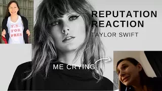 Taylor Swift Reputation Album Reaction | CRYING