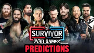 SURVIVOR SERIES 2023 PREDICTIONS