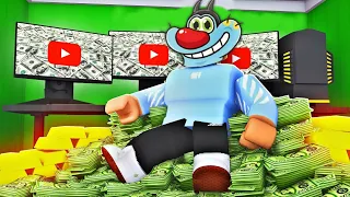 Roblox Oggy Became Billionaire 🤑🤑 in Youtuber life