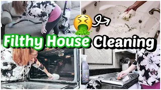 FILTHY HOUSE CLEAN WITH ME 2021 MESSY WHOLE HOUSE EXTREME CLEANING MOTIVATION BEFORE & AFTER