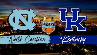 2023-2024 - Kentucky vs North Carolina (CBS Sports Classic - Game 10)