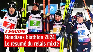 Mondiaux Biathlon 2024 - La France championne du monde du relais mixte à Nove Mesto