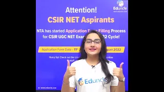 CSIR NET Application Form OUT! Check NTA CSIR NET Notification June 2022 Apply Now!