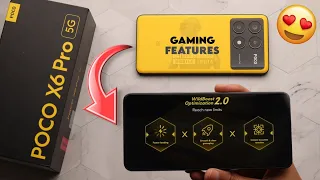 POCO X6 Pro Gaming Features Here 😯 | POCO X6 Pro Wildboost Optimization 2.0 For Gamers