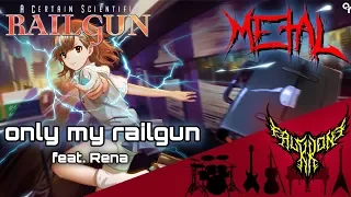 Toaru Kagaku no Railgun OP1 - only my railgun (feat. Rena) 【Intense Symphonic Metal Cover】