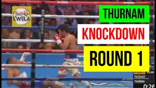 Thurman BAGSAK SA ROUND 1 laban kay Pacquiao