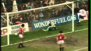 1989 - Manchester Utd 0 Derby 2 - Derby's goals with Radio Derby Commentary