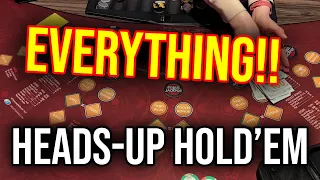 HEADS UP HOLD''EM POKER!! GOT IT ALL!!