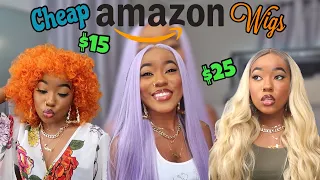 TESTING CHEAP AMAZON WIGS **kinda obsessed**