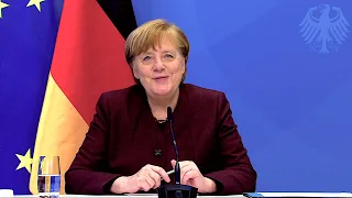 26.01.2021 - Angela Merkel & Klaus Schwab - Great Reset / Weltwirtschaftsforum