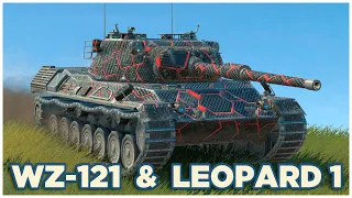 WZ-121 & Leopard 1 • WoT Blitz Gameplay