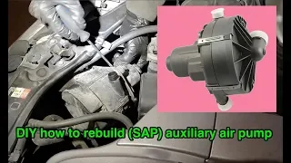 🛠️  How to Rebuild Auxiliary Air Pump for Mercedes | BMW | and Other Brands | P0410 P0492 P1411