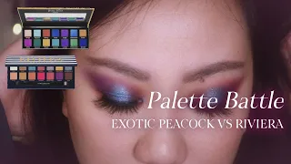 Palette Battle Ep. 1 ※ Pinky Rose Exotic Peacock VS ABH Riviera