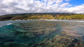 SURFING POV - GNARLY REEF RIDE