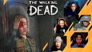 Gamers Reactions to (SPOILER!!!) Marlon and Brody Action | The Walking Dead: The Final Season