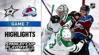 NHL Highlights | Second Round, Gm7 Stars @ Avalanche - Sept. 04, 2020