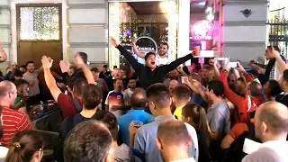 England Fans Take Over The Streets Of Moscow Ahead Of World Cup Semi-Final - Russia 2018 World Cup