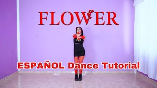 JISOO - ‘꽃(FLOWER)’ | ESPAÑOL Dance Tutorial |  Mirror | Kenya Chan