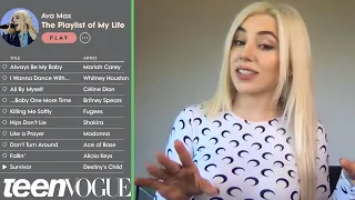 Ava Max Creates the Playlist of Her Life | Teen Vogue