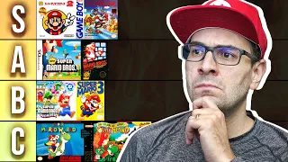 TIER LIST dos Games de Plataforma 2D do SUPER MARIO!!!