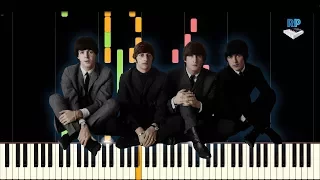 The Beatles - Come together - Synthesia Piano Tutorial