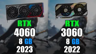 NVIDIA RTX 4060 vs RTX 3060 | Test in 10 Games 4K Ultra
